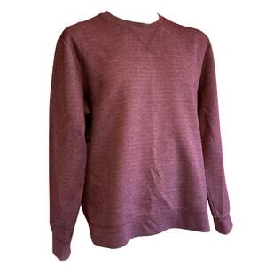 Mens Sweatshirt Size XL Burgundy Casual Outdoors Winter Autumn Fall Wear